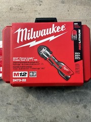Milwaukee 1/2&Prime; to 1-1/4&Prime; M12 Force Logic Press Tool Kit w/ One-Key NEW 2573-22