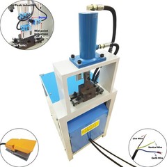 220V 1PH 2.2KW Electric Hydraulic 0.98&Prime; Outer Diameter Pipe Arc Punching Machine