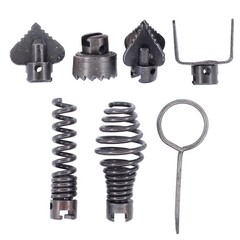 Drain Cleaner Combination Cutter Heads Set7PCS Drain Snake Drill Attachment &hellip;