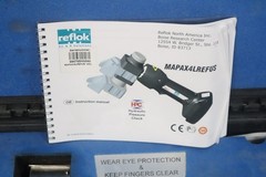 Klauke Reflok TuffLok MAPAX4L Battery Operated Axial Press Tool w/Jaws & Case