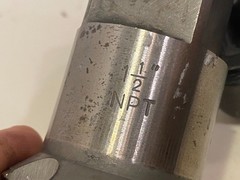 1-1/2 In. Deckrkat NPT Pipe Tap 38mm