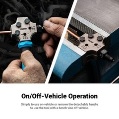 Capri Tools 3/16 in. Dual Head Flaring Tool, makes 4.75 mm ISO/DIN Bubble Fla&hellip;