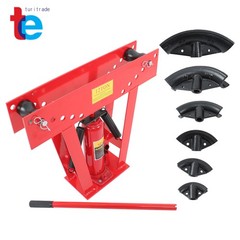 12 Ton Manual Hydraulic Tubing Bender With 6 Dies Copper Exhaust Pipe Bender