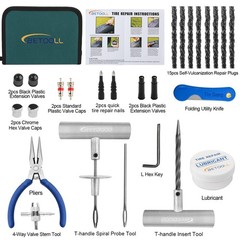 35~Piece Universal Tire Repair Kit for Car, Truck, Motorcycle, ATV