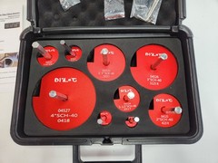 Diylog SCH40 PVC Pipe Reamer 9 Piece PVC Fitting Saver Pipe Reamer