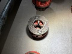 Ridgid 12R manual pipe threader Set 1/4-2&Prime; NPT & 00R with Ratchets 10 pieces ￼