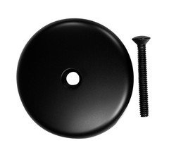 Westbrass Tip-Toe Coarse Thread Tub Trim Set with 1-Hole 1-Pack, Matte Black