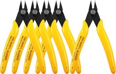 5pcs Micro Flush Cutters, Wire Cutter with Internal Spring, Diagonal Cutters for