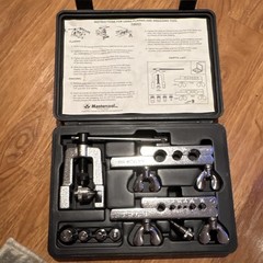 Mastercool 70053 45&deg; Flaring & Swaging Tool Set w/ Case 3/16-1/2 in