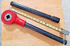 RIDGID D223 PIPE THREADER RATCHET 1 INCH SQUARE DRIVE FOR 141 161 HOG HEADS NOS