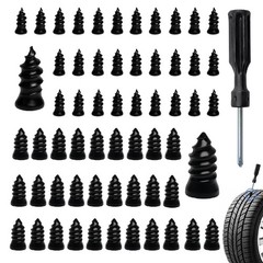 61 PCS Tire Repair Screws, Professional Tire Plugs Screw Type with a Screwdri&hellip;