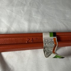 Pittsburgh 24&Prime; Steel Pipe Wrench -Straight Jaw 3&Prime; Capacity- Item #61361