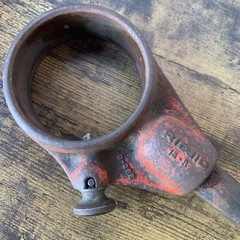 Ridgid 12-R D-286 Pipe Threader Die Head Ratchet & Handle Excellent Condition