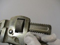 DUNLAP Tools 18&Prime; PIPE WRENCH Made of TOOL STEEL Drop Forged in USA Bright EC