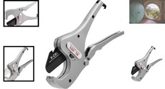 Ambidextrous Ratchet Pipe Cutter: Aluminum & High Carbon Steel for Professionals