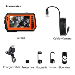 5M Pipe Inspection Camera HD 1080P Video Endoscope Sewer Drain Cleaner Camera