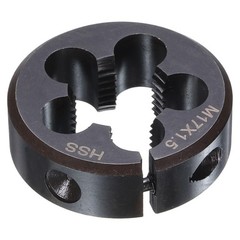 M17 x 1.5 Round Die Adjustable Right Hand Metric Machine Threaded HSS Tool