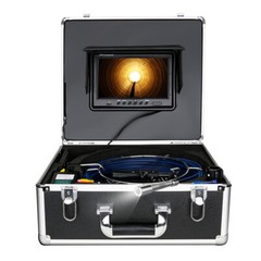 30M 1000TVL Sewer Pipe inspection Camera 512hz Self-leveling Meter Counter DVR