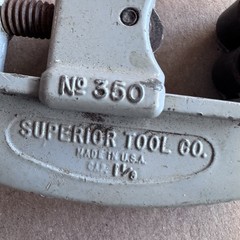 no350 superior tool 1-1/8 tubing cutter Preowned FAST SHIP