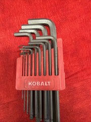 KOBALT HEX ALLEN WRENCH L-SHAPE TOOL SET (t72)