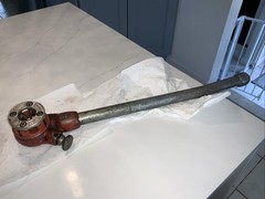 RIDGID NO. 00R PIPE THEADER WITH 18&Prime; HANDLE PLUS 1/2&Prime; DIE &ndash; U.S.A.