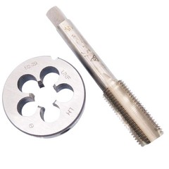 HSS 1/2&Prime;20 UNF Tap And Die Set Left Hand Threading Machine Tapping Tool