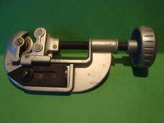 1960&rsquo;s General Hardware Mfg 120 Tubing Pipe Cutter w/Rollers Max Capacity 1&Prime; OD