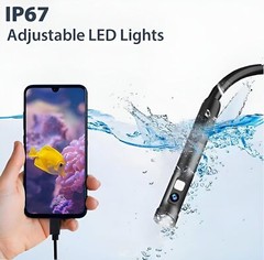 Pipe Inspection Camera Endoscope Video Sewer Drain Cleaner Waterproof Snake USB