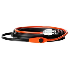 Pipe Heating Cable, 24FT 7W/FT Heat Tape for Pipes with Built-in Thermostat, Wat