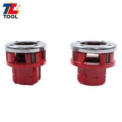 7 Size W/ Handle Pipe Threader Threading BSPT Pipe Threader 3/8&Prime; To 2&Prime; Dies Set