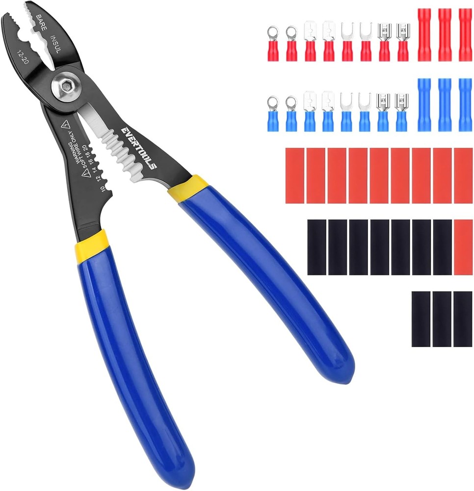 Compact 4-in-1 Multifunction Tool for Cutting, Clamping, and Stripping Wires