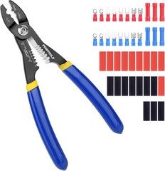 Compact 4-in-1 Multifunction Tool for Cutting, Clamping, and Stripping Wires