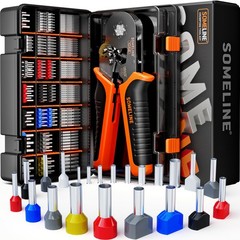 SOMELINE Ferrule Hexagonal Crimping Tool 0,25&ndash; 6mm&sup2;, Black, Silver, Orange