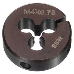 HSS M4 x 0.75 Metric Machine Thread Round Die Right Hand High Speed Steel