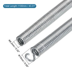 Spring Tube Bender Steel 1100mm 43.31 Inch Long for 19mm 0.75 Inch Copper Pipe