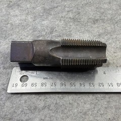 Ridgid 1&Prime; N. P. T. 1 9/64&Prime; Drill Pipe Tap Carbon Steel Made in the USA