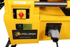 Steel Dragon Tools&reg; 7090 2&Prime; Pipe Threading Machine with Cart and Foot Pedal