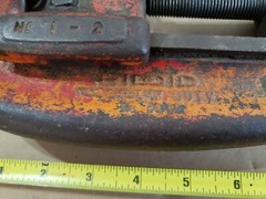Vintage No. 1-2 Ridgid &ndash; Heavy Duty Pipe Cutter Tool 1/8&Prime; to 2&Prime; &ndash; Made in USA