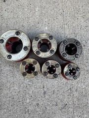 RIDGID 00-R Pipe Threader Die Set 1&Prime;, 3/4&Prime;, 1/2&Prime;, 3/8&Prime; & 1/4&Prime; &ndash; 5 PIECE SET