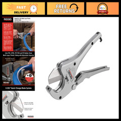 Aluminum Ratchet Pipe Cutter 1/8&Prime; to 1-5/8&Prime; for Plastic Tubing &ndash; Compact & Durab