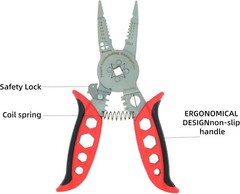 Multifunctional Wire Stripper and Crimper Kit with 200PCS Ferrules, 20-10 AWG