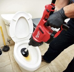 Milwaukee 2572B-21 M12 12V Airsnake Drain Cleaning Air Gun Kit w/ Attachments