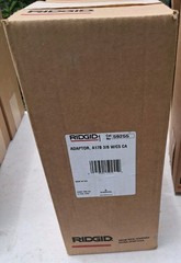 NEW Ridgid 59255 A-17-B Adapter with 3/8in x 35ft Cable Bulb Auger