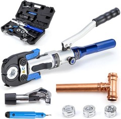 Hydraulic Pipe Crimping Tool 1/2 3/4 1 Inch Copper Fittings