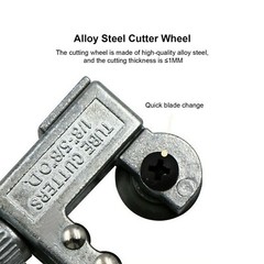Mini Pipe Tubing Cutter 1/8&Prime; to 5/8&Prime; OD Copper Brass Aluminum Cutting HVAC Plumb