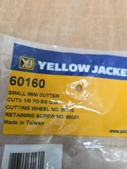Yellow Jacket 60160 Tubing Cutter, 1/8&Prime; To 5/8&Prime; Cut . And A CT-274- 1/8 To 1 1/8