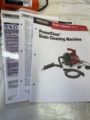 RIDGID PowerClear 120 Volt Drain Cleaning Machine