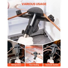 Uimoso Hydraulic Tube Bender Kit for Copper Pipes, 1/4 to 7/8 In,Includes 7 Dies