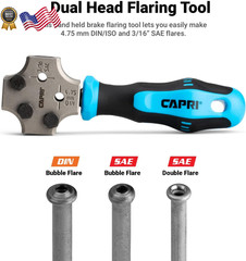 3/16 in. Dual Head Flaring Tool makes 4.75 mm ISO/DIN Bubble
