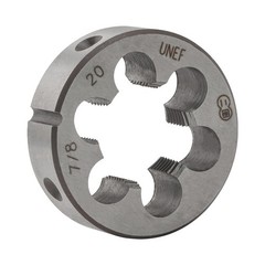 7/820 UNEF Round Die Right Hand Machine Thread Die Hardware Cutting Tool